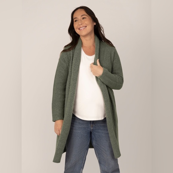 Kindred Bravely Olive Green Cardigan sz M/L - Picture 2 of 8